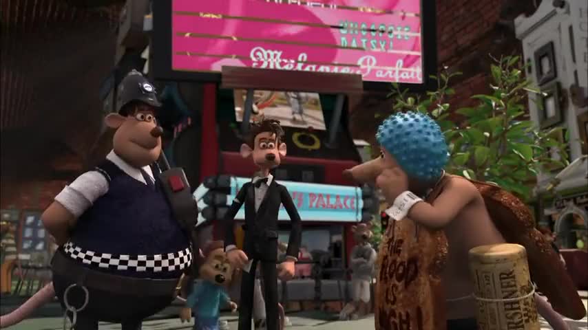 Clip of quote: Free Birds Time Machine Scene A time machine! O_O