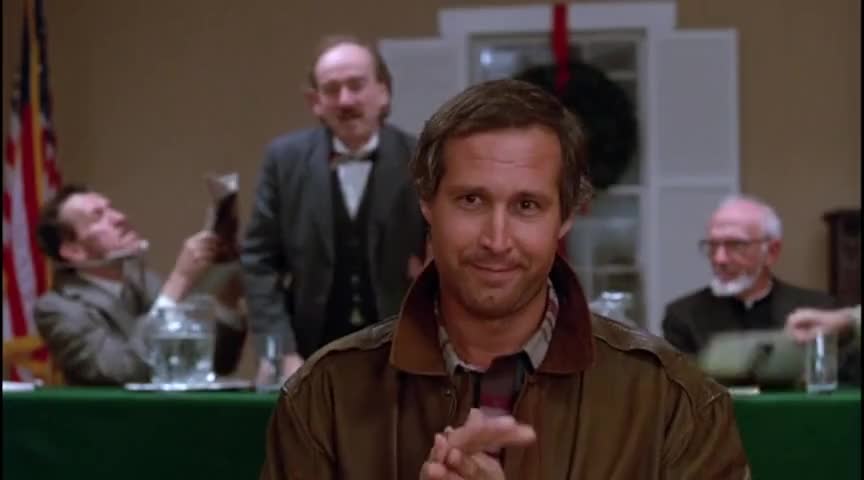 Clip of quote: Leave it to me, Andy and Elizabeth. I'll ram this project home.
