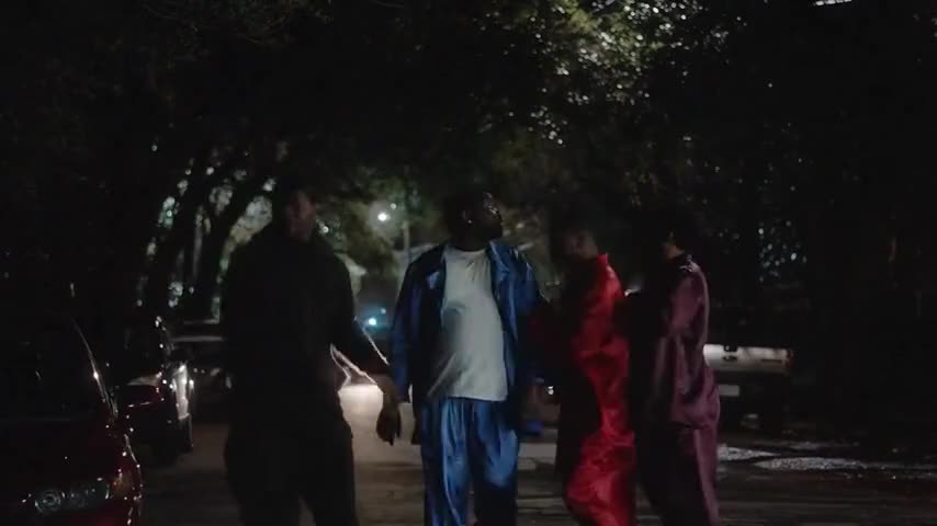 Clip of quote: -(indistinct chatter) -All right, man. Goddamn.