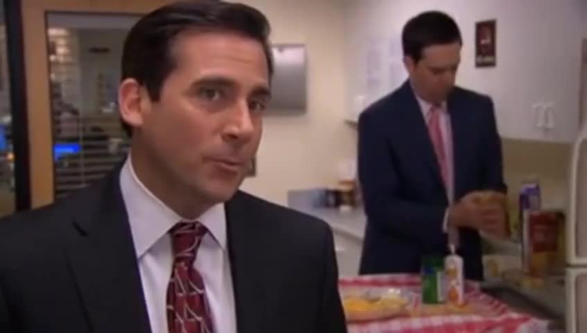 Clip of quote: wheel me into the conference room