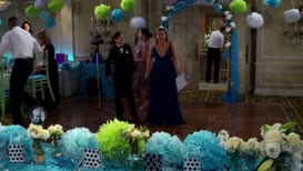 Clip of quote: Look at the centerpieces!