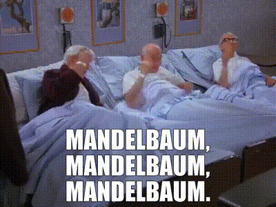 YARN | Mandelbaum, Mandelbaum, Mandelbaum. | Seinfeld (1993 ...