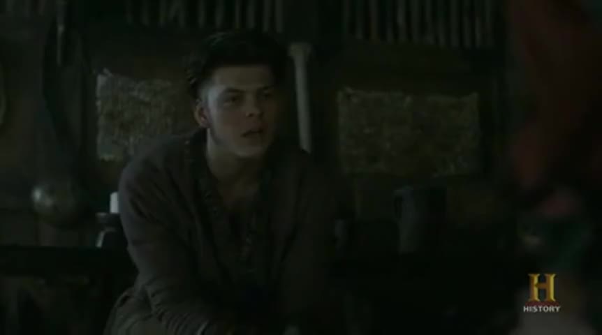 Clip of quote: I'm listening. Say something interesting.