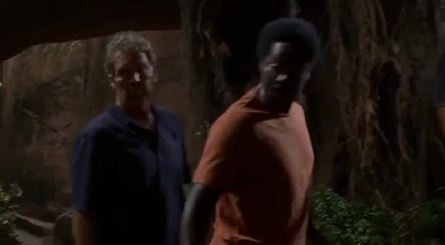 Clip of quote: - Take the dog. - You should get Mr. Locke.