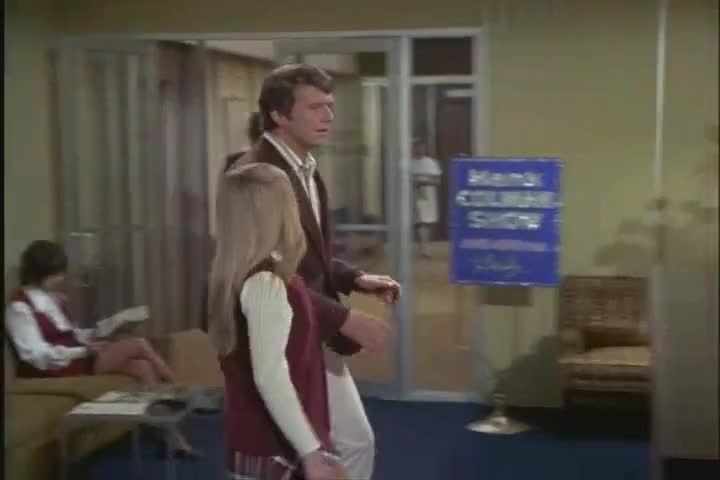 Clip of quote: Excuse me, is the Hank Colman Show still on?