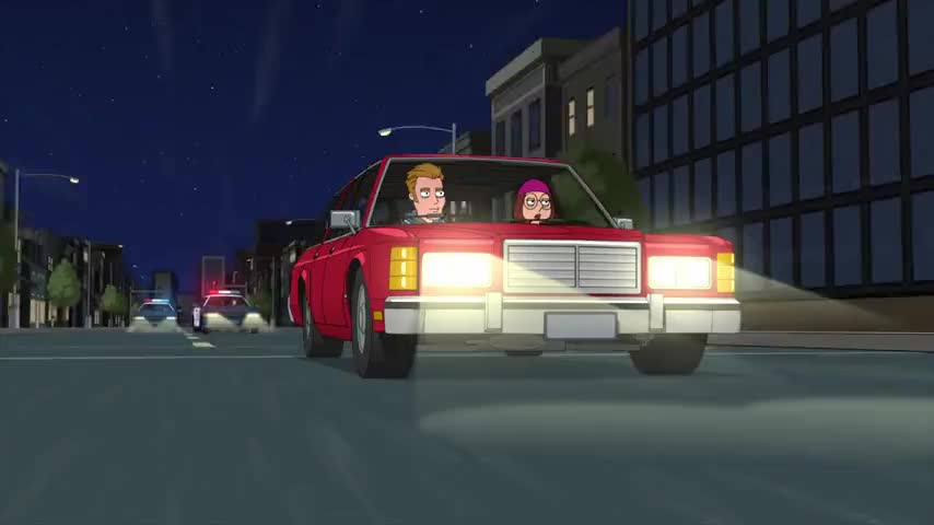 Clip of quote: (tires squealing)