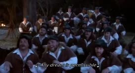 Clip of quote: Any dream is permissible