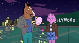 Clip of quote: - How about a kiss for good luck? - No, BoJack.