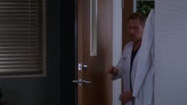 Clip of quote: -[ Exhales sharply ] -Hey.