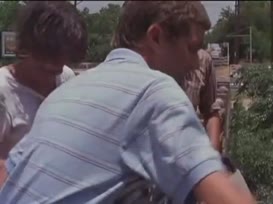 Clip of quote: - I'm not gonna - - Hey! Goddamn!