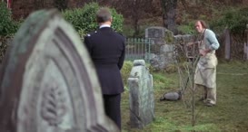 Clip of quote: I see you plant trees on most of the graves here.