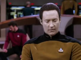 Clip of quote: Engaging force fields, captain. Transporters, down.