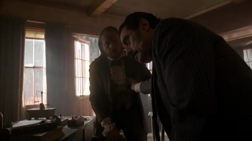 Clip of quote: Stick around.