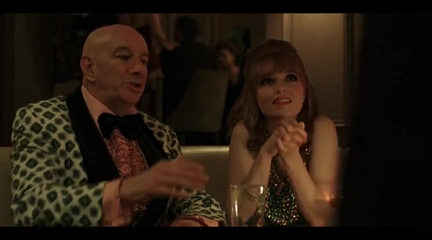 Clip of quote: Nah, we're just talking a bit of business. Oh?