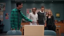 Clip of quote: Britta, jeff, dad.
