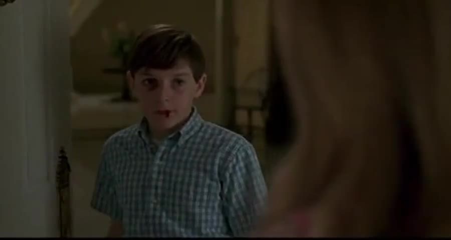 Clip of quote: - What are you doing here? - I brought your bike back.
