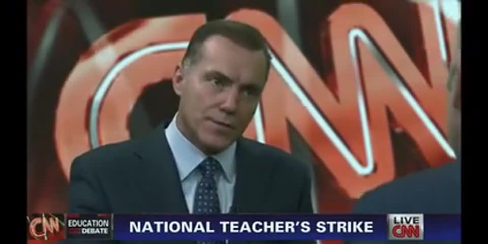 Clip of quote: this debate naming all the vowels in...