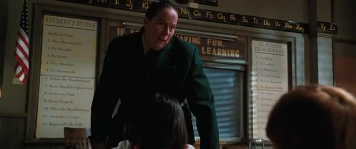 Clip of quote: I'll be watching you, all of you,