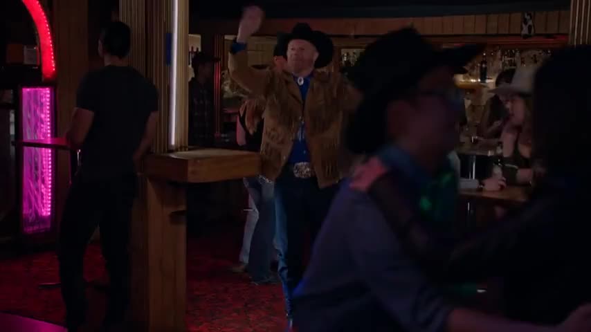 Clip of quote: Surprise! [ Spurs jingling ]