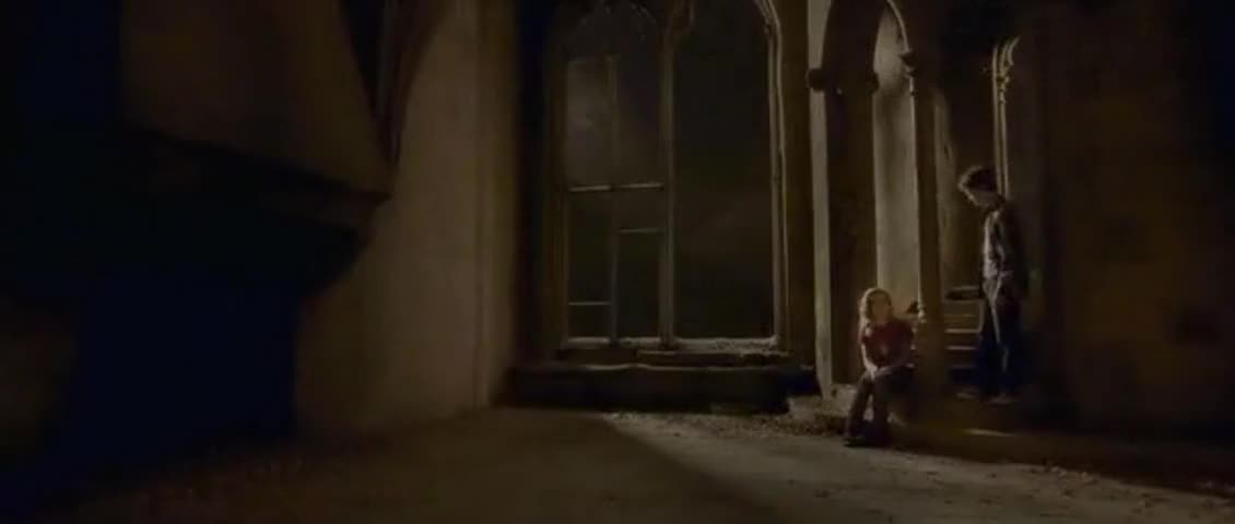 Clip of quote: Charms spell. I'm just practicing.