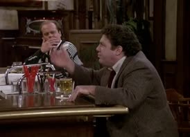 Clip of quote: I go upstairs to plug The parking meter, She's there.