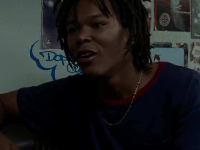 Clip of quote: So, I'm at this white girl's house,